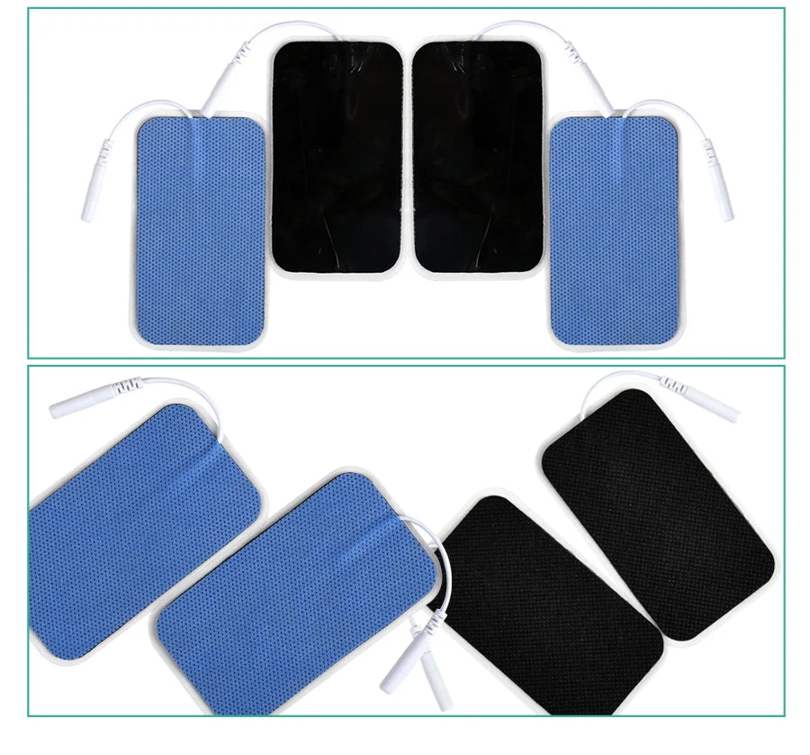 5×9cm Non-Woven Electrode Pads – 2mm Plug for TENS Muscle Stimulator & Acupuncture Machine, Gel Patch Accessories