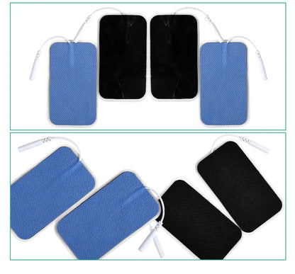 5×9cm Non-Woven Electrode Pads – 2mm Plug for TENS Muscle Stimulator & Acupuncture Machine, Gel Patch Accessories