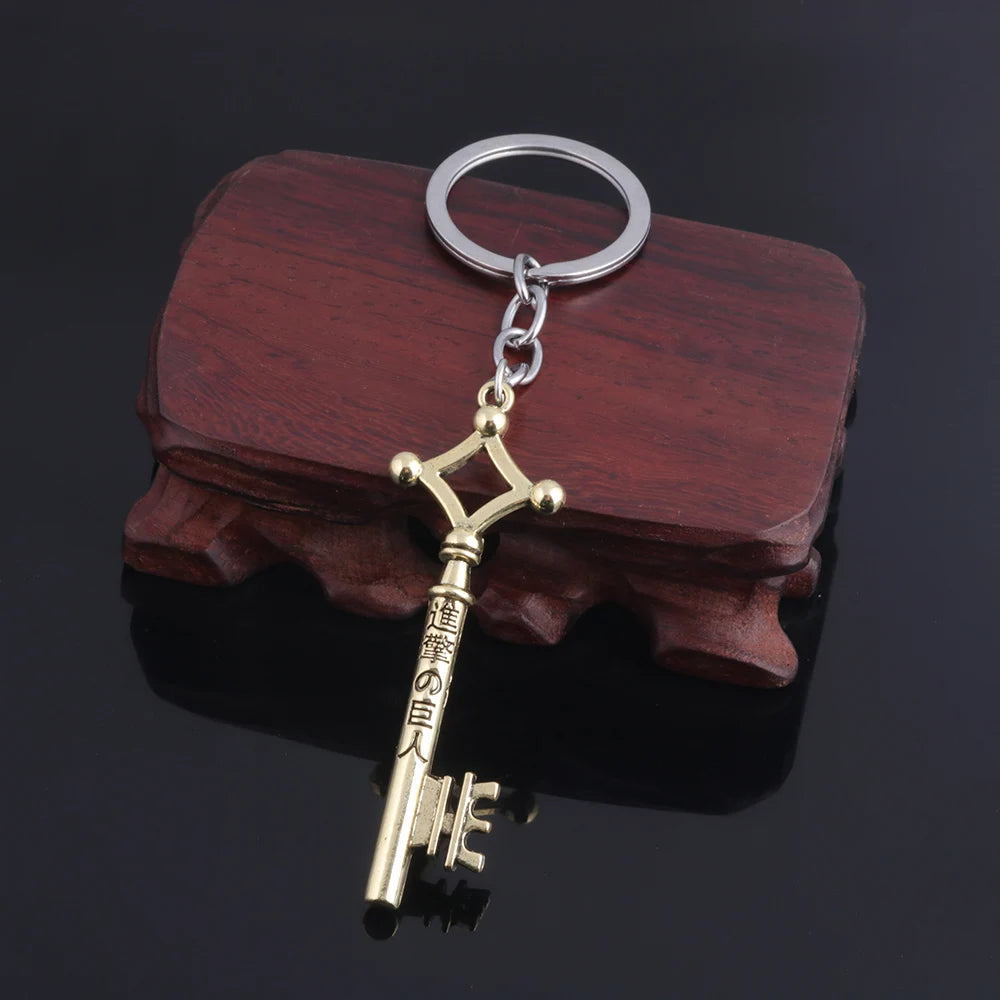 Anime Wings of Liberty Scouting Legion Keychain – Cosplay Alloy Pendant Keyring for Backpack, Men & Women Fan Gift