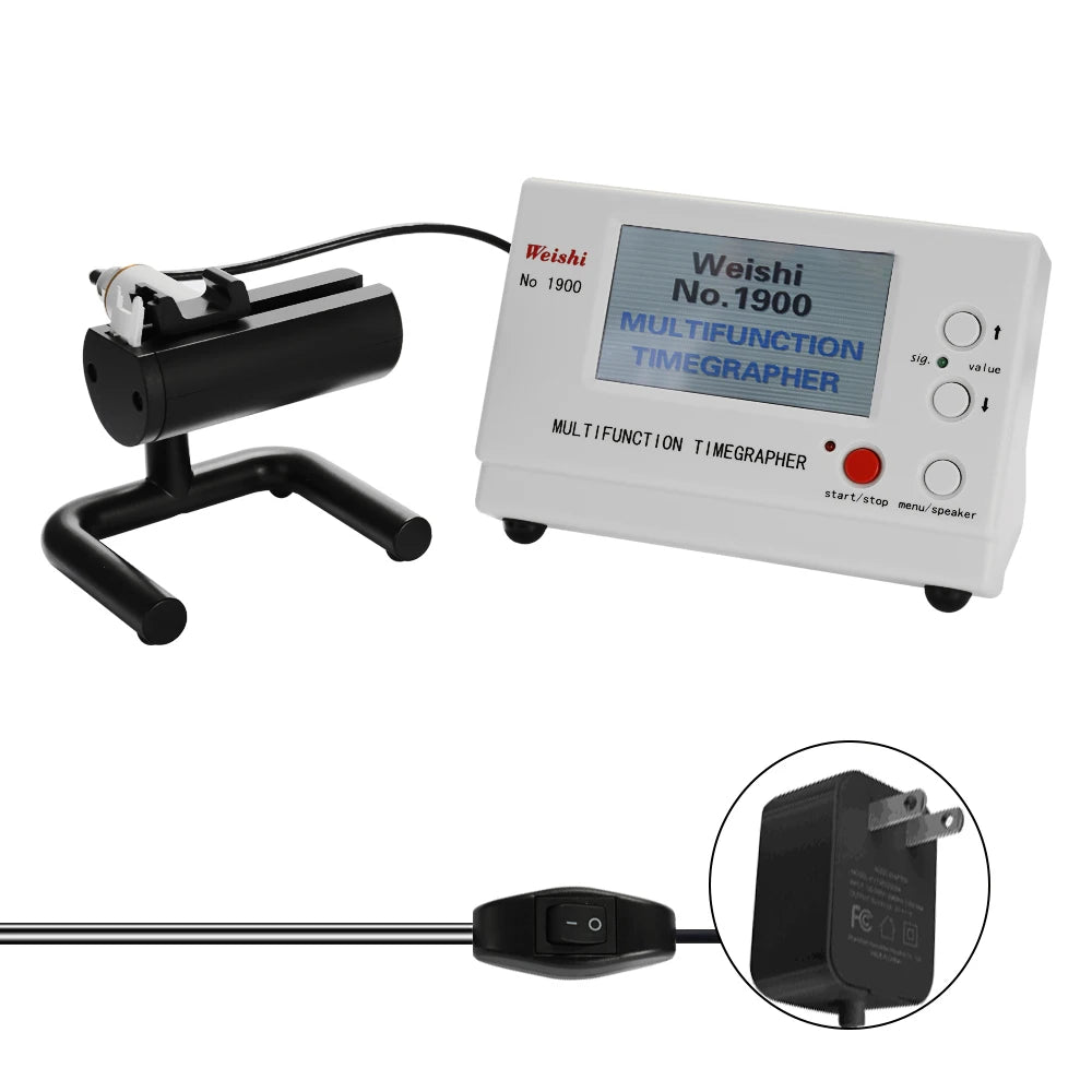WeiShi No.1000/No.1900 Timegrapher – Watch Testing Tool for Repairers & Hobbyists, Timing Test & Watch Repairing Tool