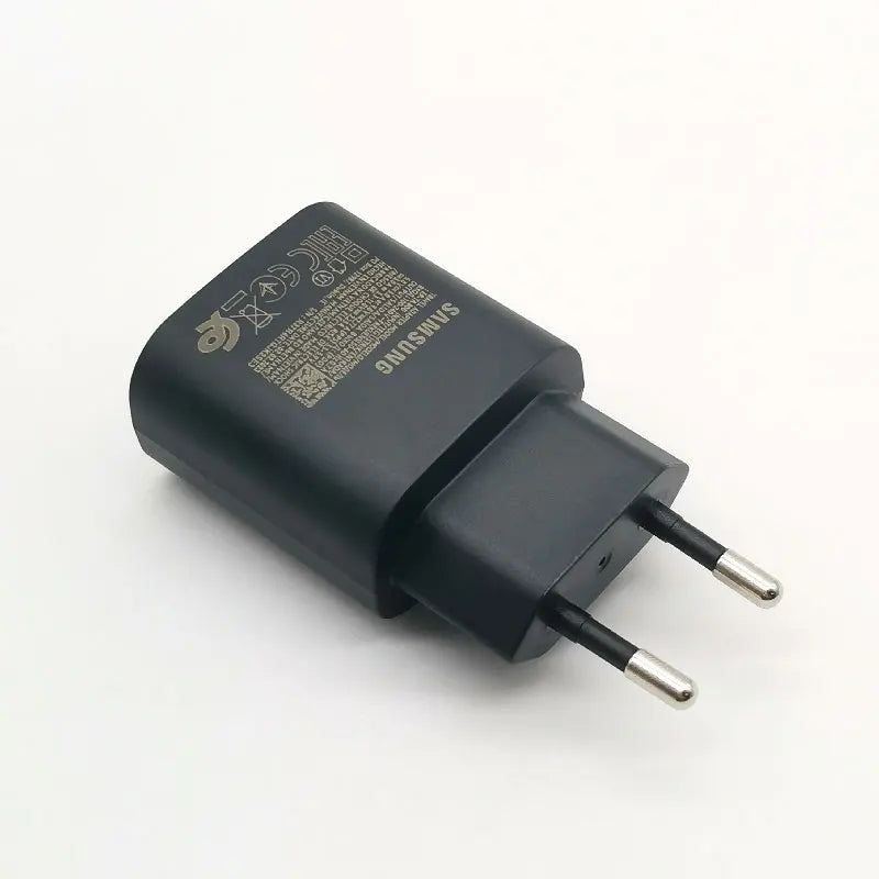Samsung 25W USB-C PD Fast Charger - Super Fast Charging Adapter with Type-C Cable for Galaxy S20–S25, Z Flip, Z Fold & A55