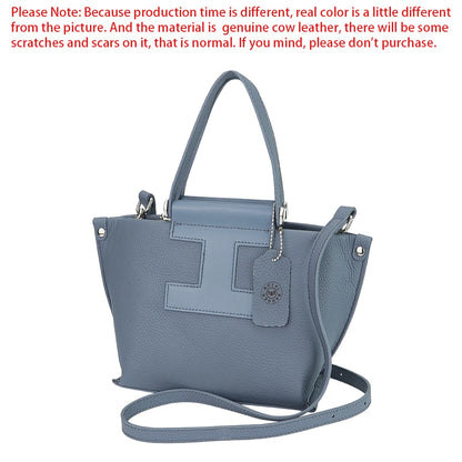 Royal Bagger Top-Handle Genuine Leather Handbag for Women – Trendy Casual Crossbody Bag with Adjustable Shoulder Strap 1859