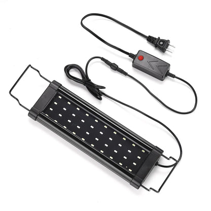 Aluminum Alloy Aquarium Lamp - Clip-On Fish Tank Light for Plant Growth & Bracket Mount