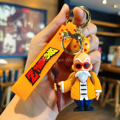 Dragon Ball Z Keychain – Super Saiyan Goku, Bulma, Broly, Piccolo & Majin Buu Car Pendant Toy Gift for Kids