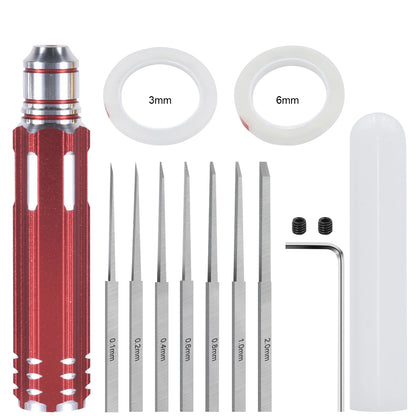 Wear-Resistant Model Carving Scriber Tool Set – Precision Engraving, Cutting & Resin Line Scribing Knife
