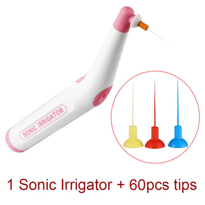 60 PCS Dental Endo Cleaning Tips – Sonic Irrigator Tools for Root Canal & Endodontic Treatment, Dentistry Instrument Set