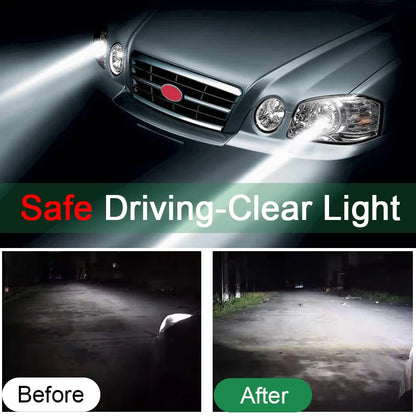 Car Headlight Restoration Kit — Polishing Paste & Liquid for Scratch Removal, Oxidation Cleaning, and Headlamp Repair