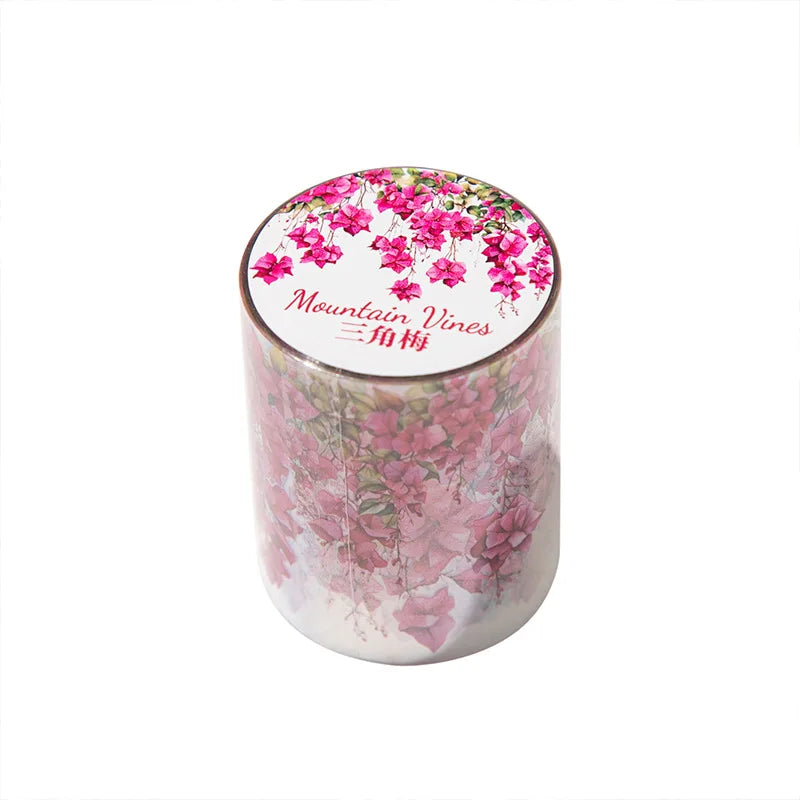 5x200cm INS Fresh Vine Theme PET Tape – Adhesive Stickers for DIY Scrapbooking, Diary, and Collage Crafts