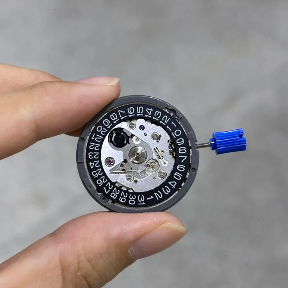 NH35A Premium Automatic Mechanical Watch Movement – High Accuracy Self-Winding 24 Jewels Replacement with Date Wheel (3/3.8/6 O’Clock)