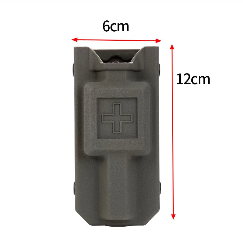 MOLLE Tourniquet Storage Pouch - Outdoor Emergency Medical Kit Bag for Hiking & Camping