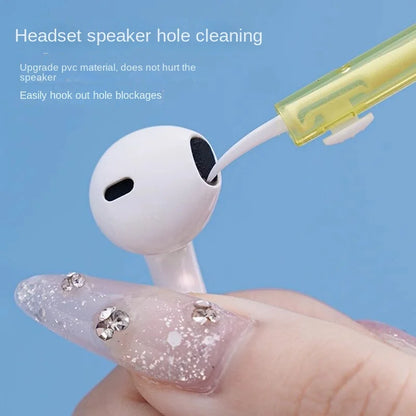 Phone Speaker & Charging Port Cleaning Kit - Dust Removal Brush Set for iPhone, Samsung and Xiaomi