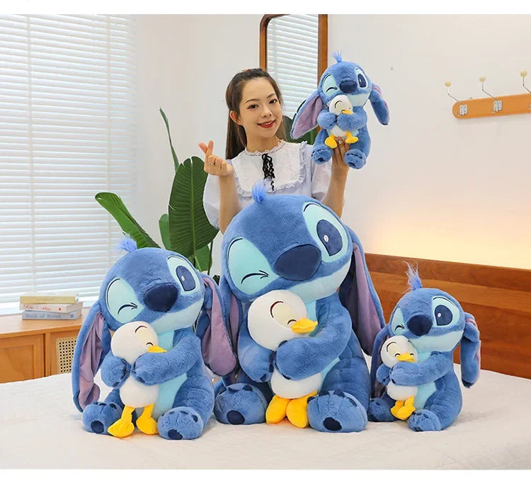 30/45cm Disney Stitch & Lilo Plush Dolls – Cute Donald Duck Stuffed Toys for Kids’ Birthday Gifts & Home Decoration