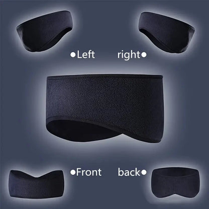 Polar Fleece Ear Warmer Headband - Winter Ear Muffs for Men and Women, Ideal for Running, Skiing and Outdoor Sports