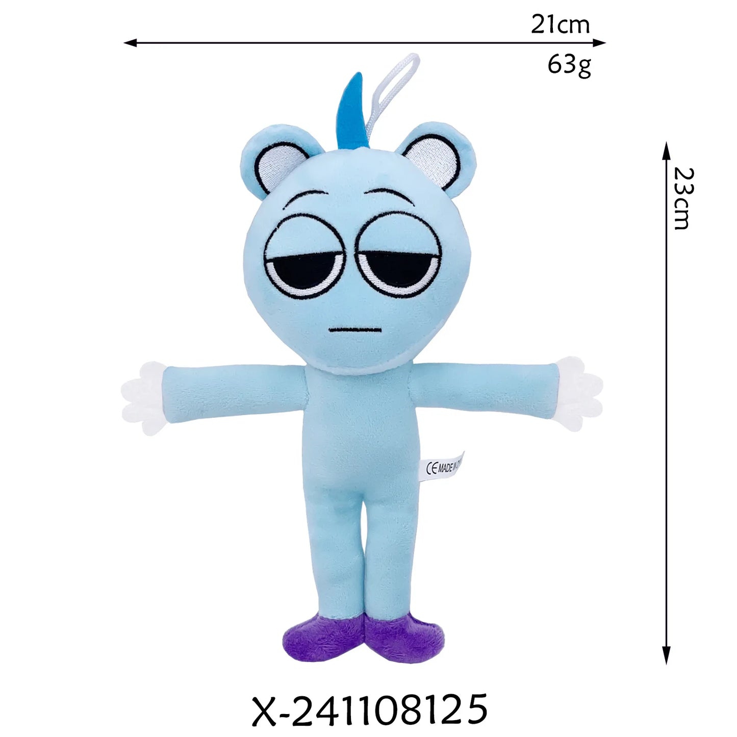 Sprunki Plush Doll Toy — Cartoon Stuffed Pillow for Kids, Birthday & Christmas Gift