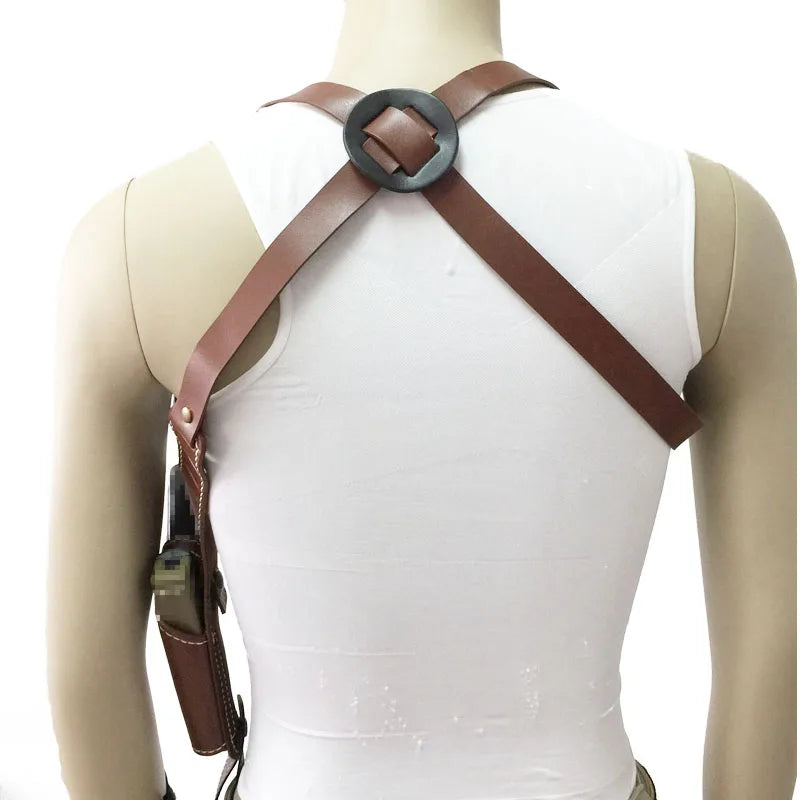 Tactical Shoulder Holster - Underarm Concealed Handgun Carry Pouch with Magazine Holder for Hunting & Outdoor Use