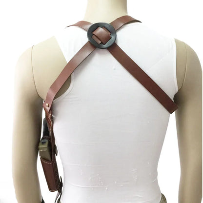 Tactical Shoulder Holster - Underarm Concealed Handgun Carry Pouch with Magazine Holder for Hunting & Outdoor Use