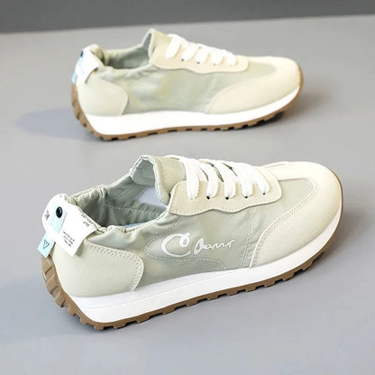 Breathable Ballet Flat Shoes - Women’s Lightweight Rubber Sole Round Toe Casual Flats