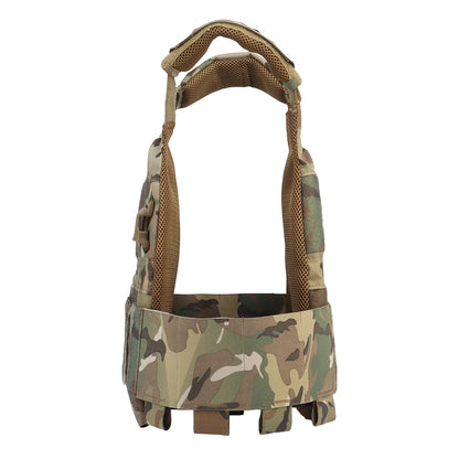 FCPC Tactical Vest Ferro – Lightweight Folding Airsoft Plate Carrier with Breathable Design, Portable Hunting Mag Pouch & Army Equipment
