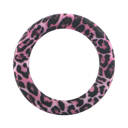 Kovict Silicone Ring Pendant Blanks - 65mm Round Printed Rings for DIY Jewelry & Craft Making