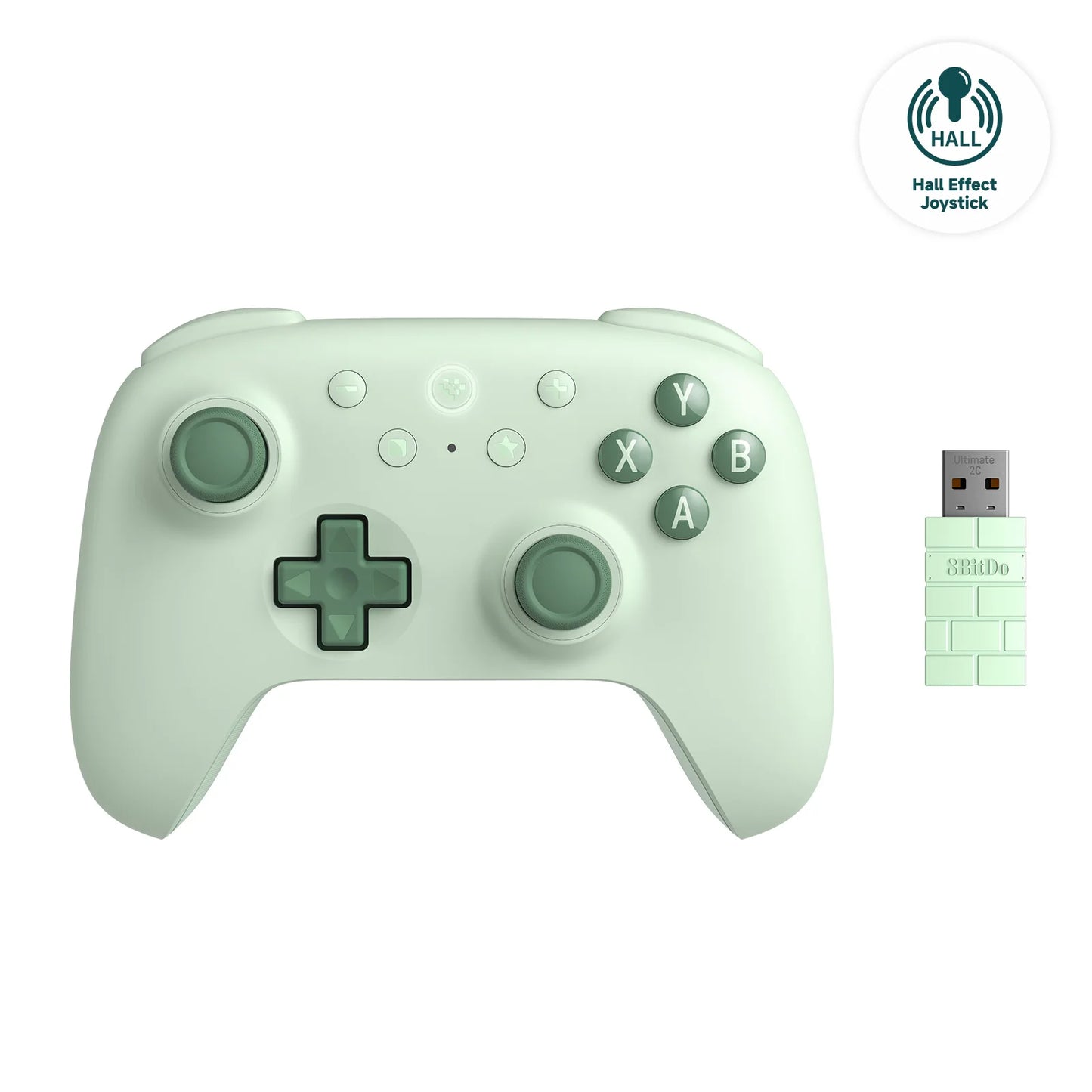 8BitDo Ultimate 2C Wireless Gaming Controller – Hall Effect Gamepad for PC, Windows, Steam Deck, Raspberry Pi & Android