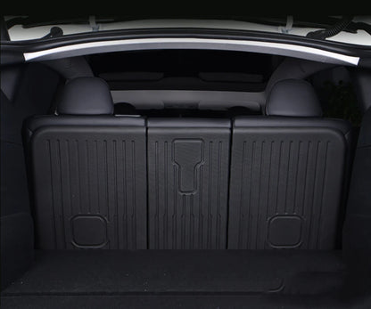 Rear Seat Backrest Protector for Tesla Model Y 2020-2025 – Juniper Trunk Anti-Scratch & Anti-Dirty Mat with Velcro