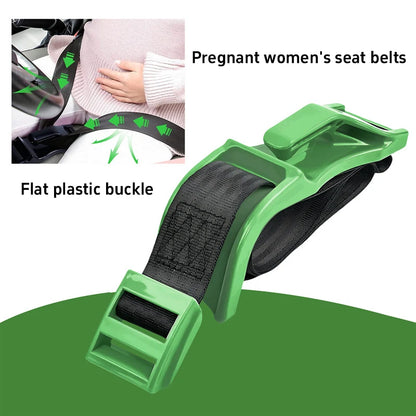 Pregnancy Seat Belt Adjuster - Maternity Car Safety Belt Protector for Comfortable Driving and Belly Pressure Relief