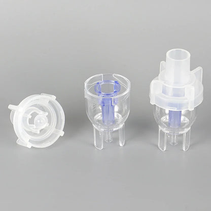 Nebulizer Inhaler Parts – Medicine Tank Cup & Compressor Atomizer Spray Injector, Non-Toxic PP Material Healthcare Accessory
