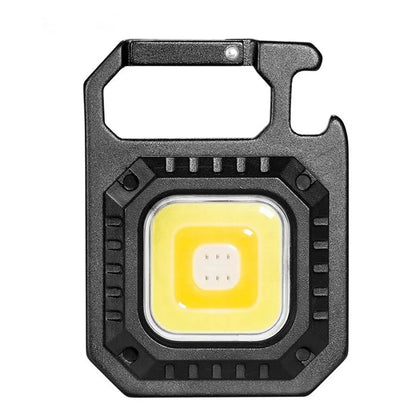 Mini LED Flashlight - Magnetic COB USB Rechargeable Work Light with 800 Lumens, 7 Modes for Camping & Outdoor Use