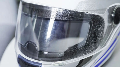 4PCS Universal Motorcycle Helmet Anti-Fog & Rainproof Film - Clear Coating Sticker for Helmet Accessories