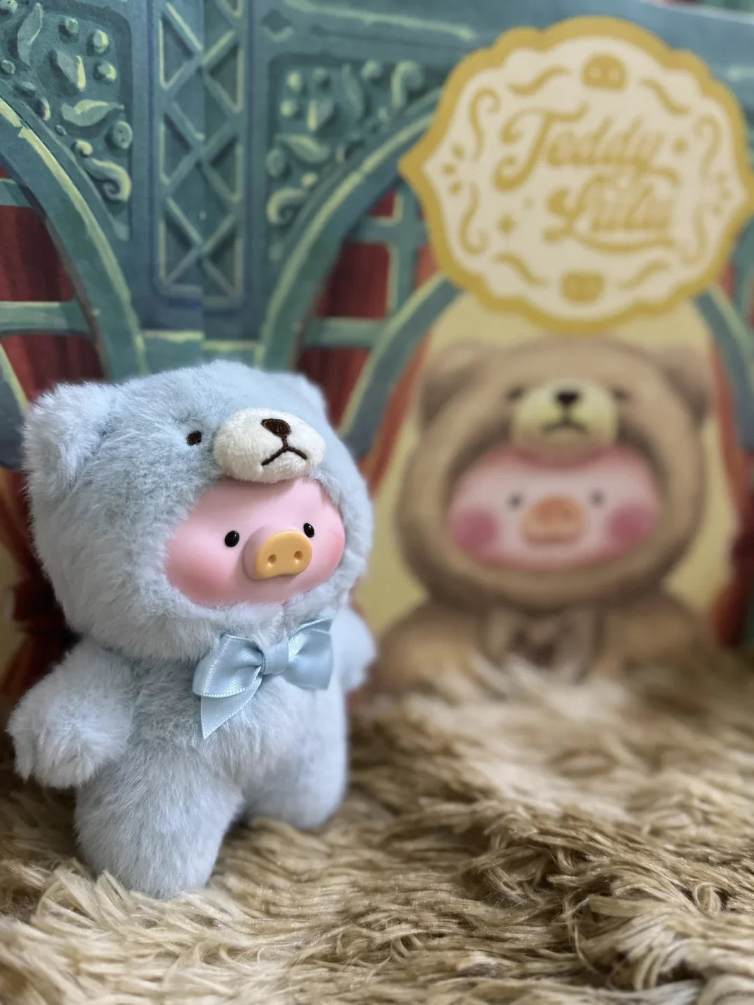 Blind Box Lulu Pig Vinyl Plush – Retro Teddy Series Cute Bag & Desktop Decoration Gift