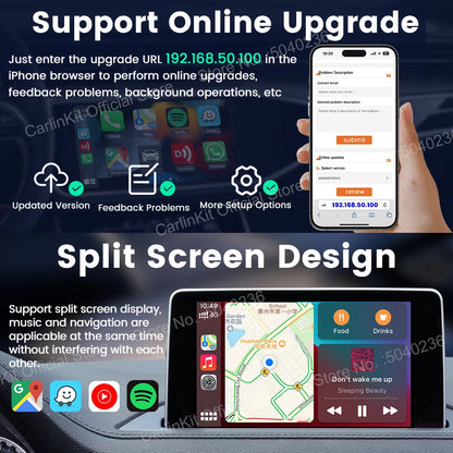 CarlinKit 5.0 Mini 5 Pro — Wireless CarPlay & Android Auto USB Dongle with WiFi & Bluetooth