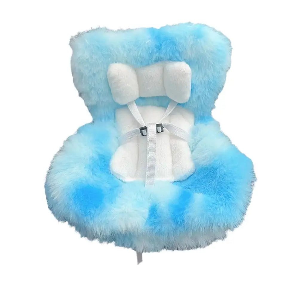 17cm Doll Seat Mini Sofa – Labubu Car Air Outlet Decoration & Doll Accessory Gift
