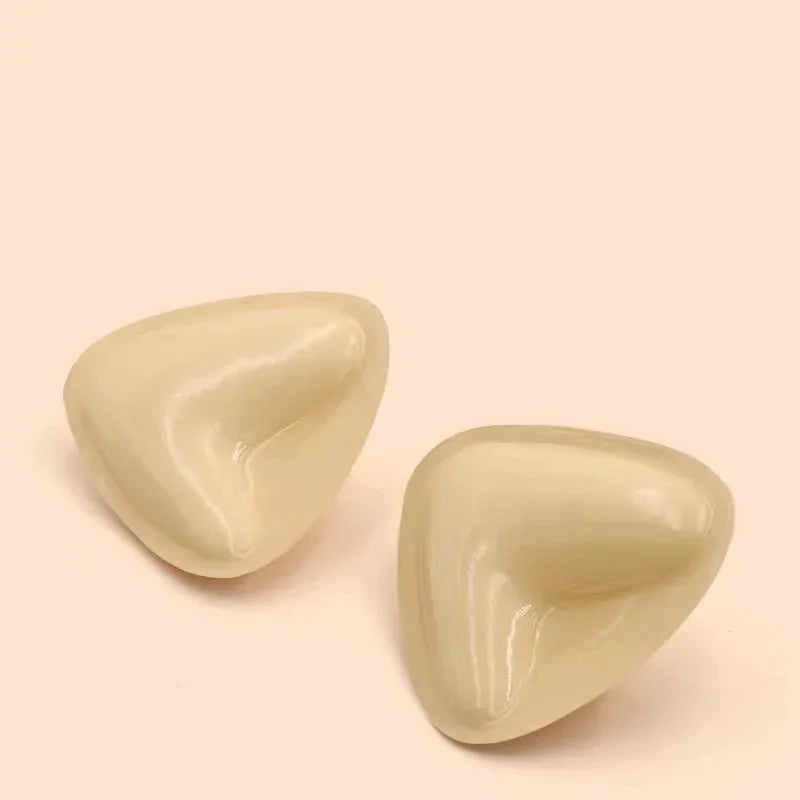 Reusable Adhesive Push-Up Bra Inserts - Double-Sided Sticky Breast Lift and Padding Inserts