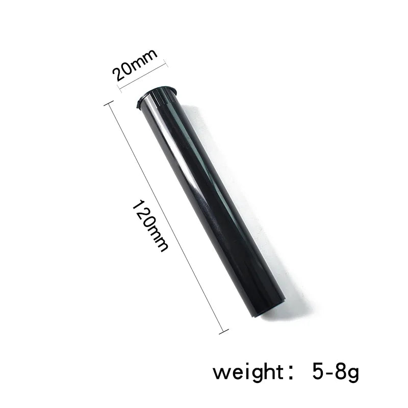 CRUSHER 10PCS King Size Cigarette Paper Tubes – Plastic Pill & Tablet Storage Container