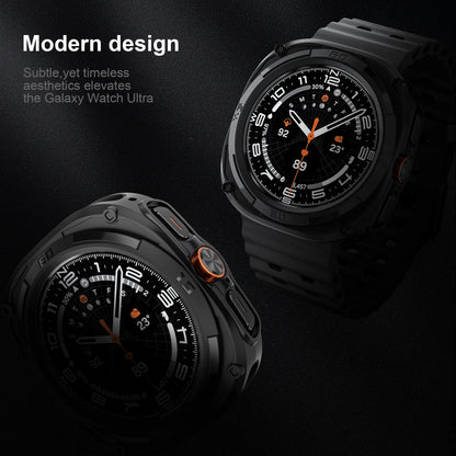 Samsung Galaxy Watch Ultra 47mm Screen Protector - Hard PC Frame Protective Bumper Case & Cover Accessories