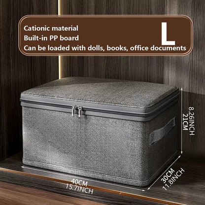 Large Capacity Storage Box with Compartments - Quilt, Bra and Underwear Organizer