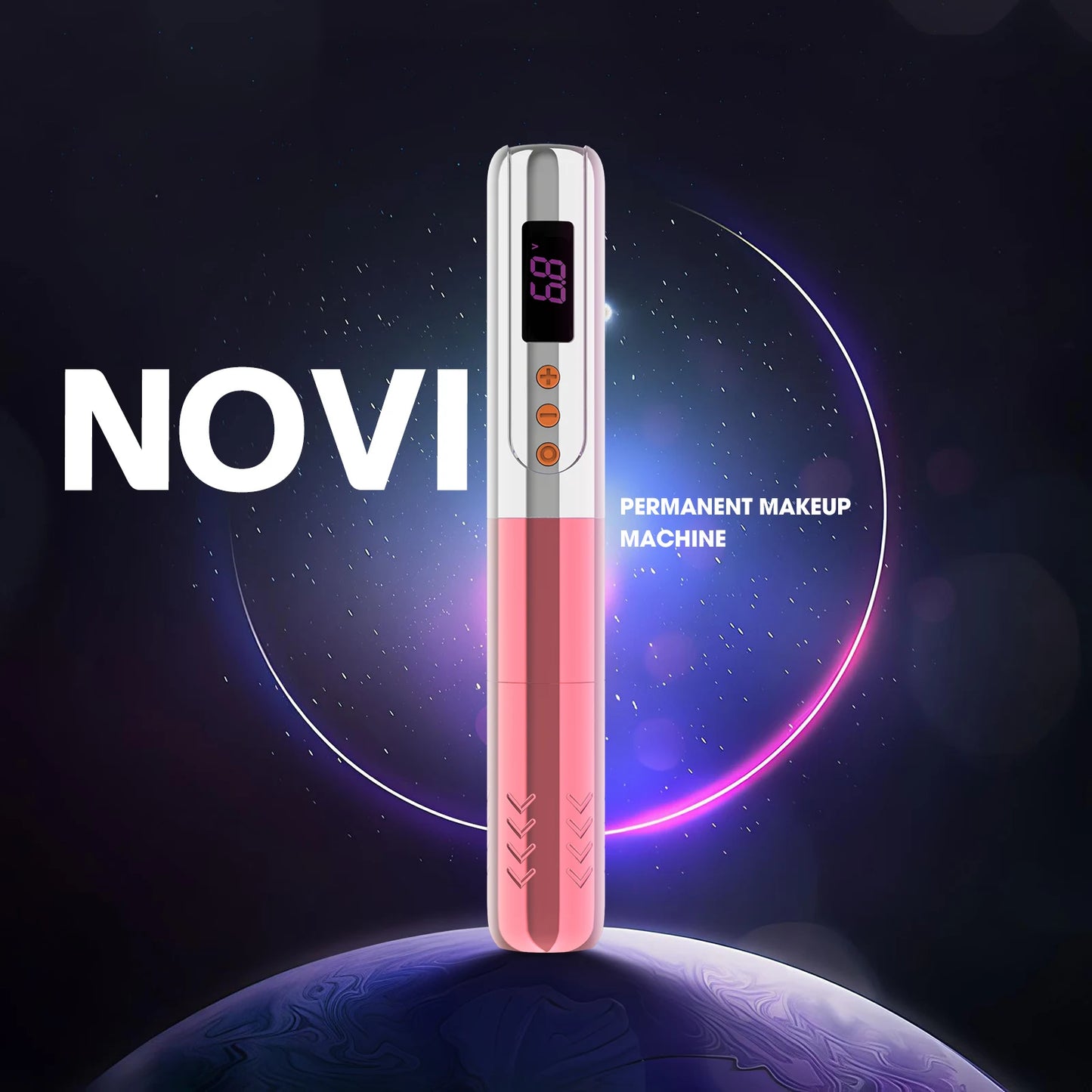 EZ NOVI Wireless Permanent Makeup Pen Machine – Battery SMP & Tattoo Micropigmentation Kit (3 Batteries)