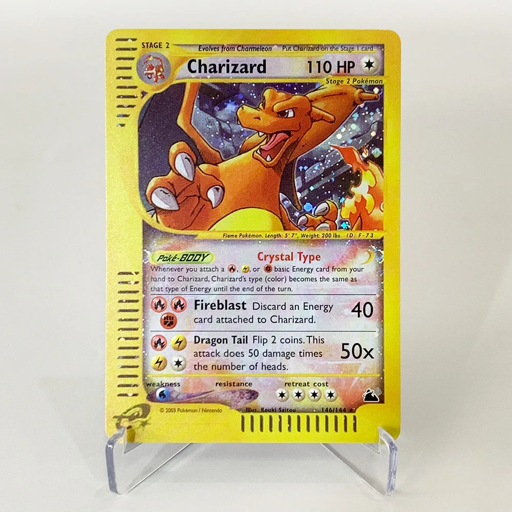 PTCG Charizard V VMAX EX GX Cards - Rare Collectible Battle and Proxy Trading Cards