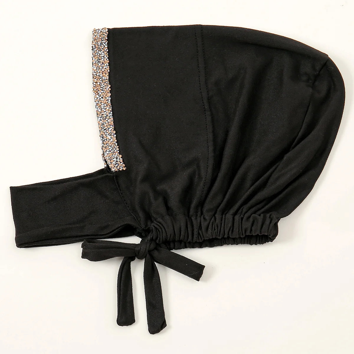 Women’s Modal Rhinestone Hijab Cap - Soft Muslim Turban Underscarf Bonnet for Secure Headwrap Styling