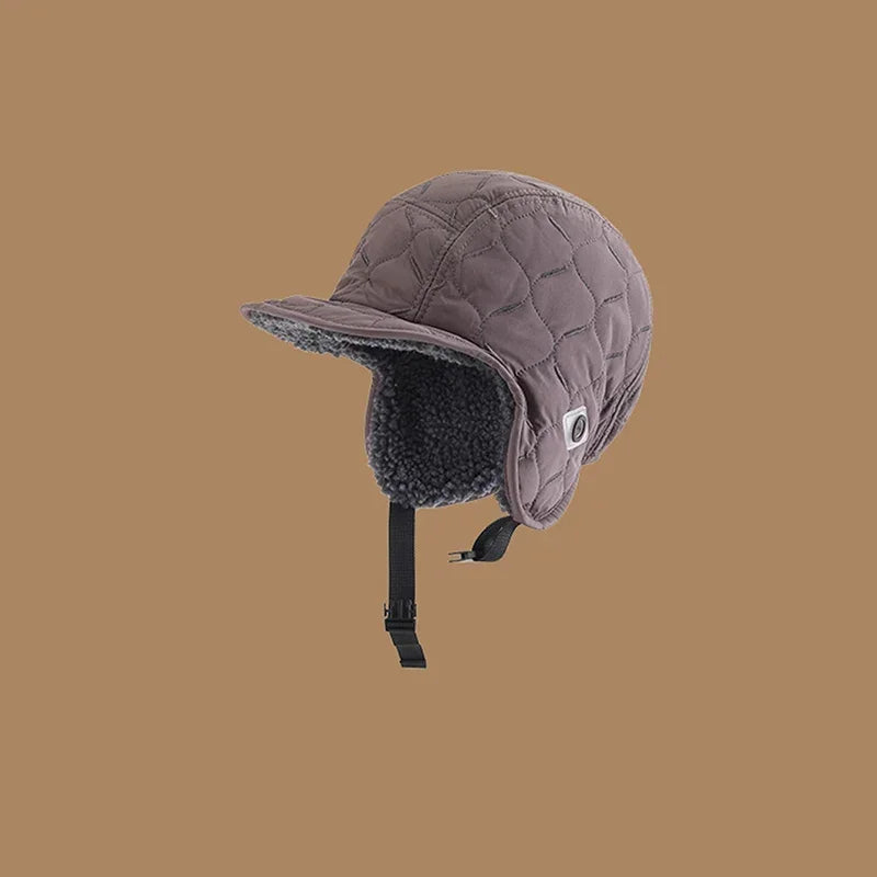 Unisex Winter Trapper Aviator Hat – Warm Waterproof Ski Bomber Cap with Earflaps & Reversible Design