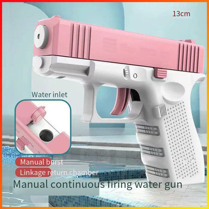 Summer High-Pressure Water Gun – Non-Electric Full Automatic Pistol for Kids, Boys, Girls & Adults