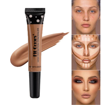 Nude Waterproof BB Cream Foundation – Oil-Control, Blemish-Covering, Long-Lasting Brightening Concealer Base