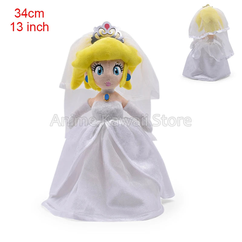 Mario Plush Toy Set – Princess Peach, Daisy, Toadette, Rosalina & Pauline Stuffed Dolls for Birthday Gifts