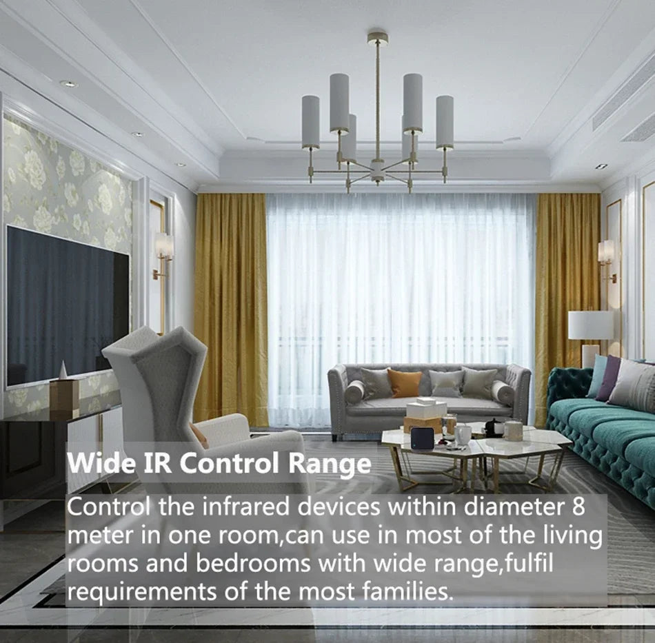 Tuya WiFi IR Remote Control - Universal Air Conditioner & TV Blaster for Smart Home, Alexa & Google Compatible
