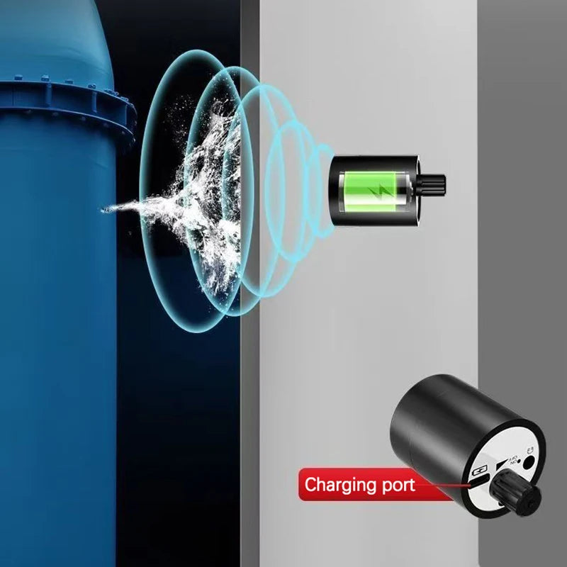 Multi-Functional Water Leak Detector - Sound Detection Tool for Finding Leaks in Construction Pipes