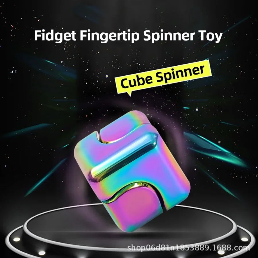Square Fingertip Gyro – Stress Relief Decompression Spinner, Available in 3 Colors