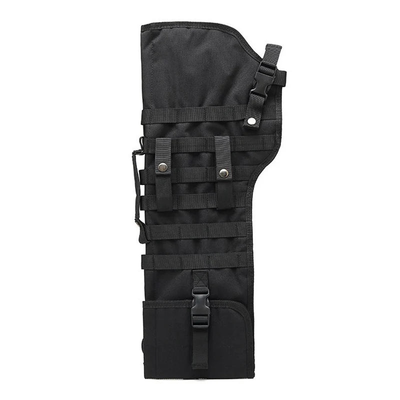Tactical MOLLE Rifle Scabbard Backpack – Outdoor Hunting Shoulder Shotgun Storage Bag Holster Case for M4, AK & Long Firearms