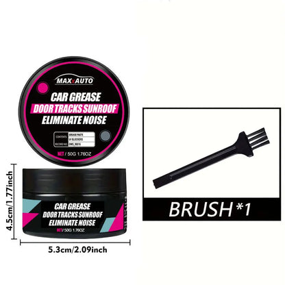 Car Sunroof Track Lubricating Grease - Anti-Rust Gear & Bearing Oil for Door Tracks, Plastic Gears & Noise Reduction