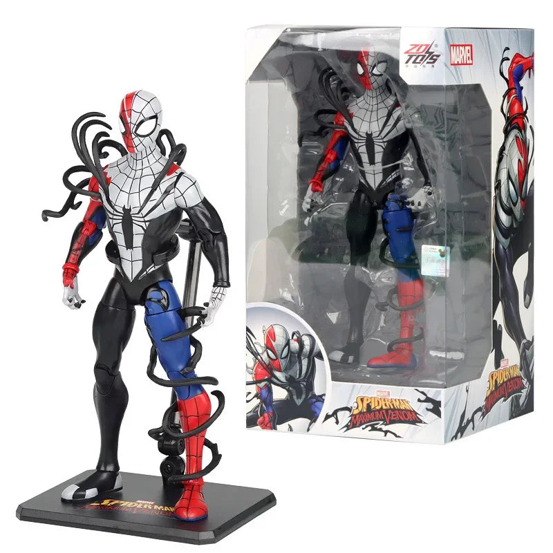 ZD 1/10 Marvel Legends Action Figures – Venom, Spider-Man, Iron Man, Thanos, Captain America, Black Panther Toy