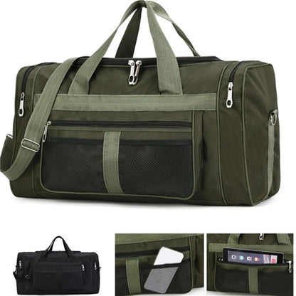 Nylon Travel Duffel Bag for Women & Men – Large Capacity Carry-On, Weekender, Gym & Overnight Sport Tote
